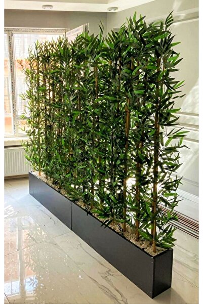 Genel Markalar Yapay Bambu Ağacı 2 Metre Boyundadır .2 Adet Set Halinde Ahşap...