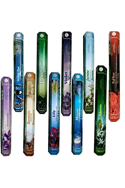 Flute 10 Çeşit Tütsü 200 Çubuk (10x20)