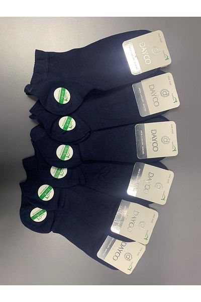 DAYCO Men's 6 Pack Bamboo Booties Socks