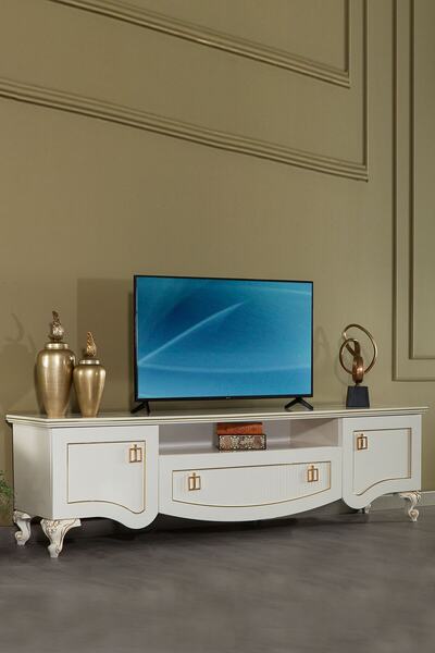 Modalife Hürrem 205x50 Kapaklı+çekmeceli Tv Ünitesi - Inci