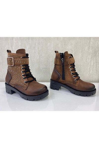 galya shoes Обувки Stone Model с цип и неплъзгаща се подметка, за момичета, пощенски ботуши