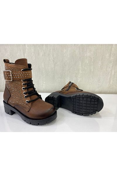 galya shoes Обувки Stone Model с цип и неплъзгаща се подметка, за момичета, пощенски ботуши