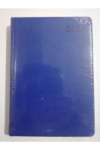 KESKİN COLOR 2024 14x20 см термо кожен дневник, тъмносин