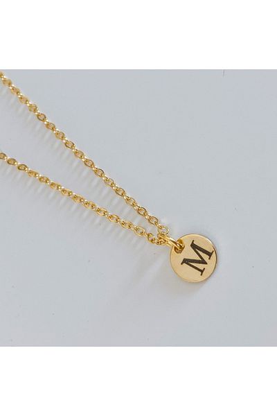 CHARMLUCKY Minimal Letter Necklace