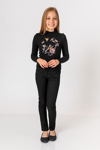 incity Pulover pentru fetiță cu broderie florală