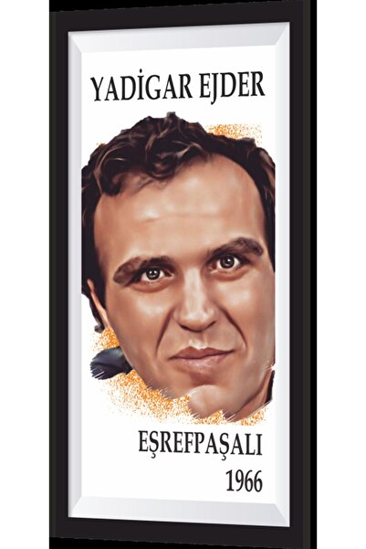 Hayat Poster Mini poster din lemn cu cadru tematic Yadigar Ejder Greenwood