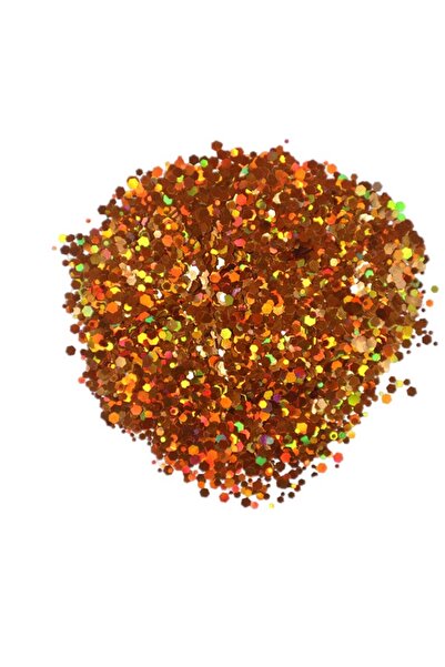 Eminonutoptanci Accesoriu pentru decorare epoxidică cu sclipici 5 gr portocaliu