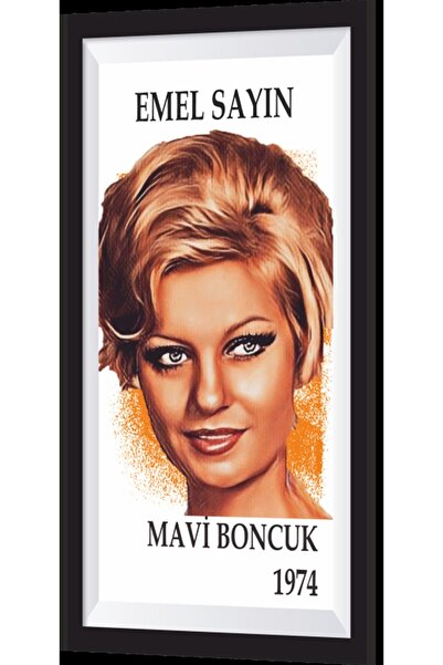 Hayat Poster Μίνι ξύλινη αφίσα Emel Mr. Yeşilçam με θέμα - με πλαίσιο