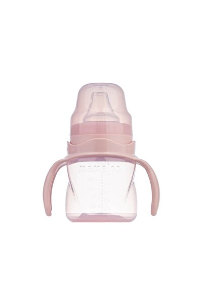 Mamajoo Spillproof Educational Cup with Handle Powder Pink 160 Ml & Anti-coli...
