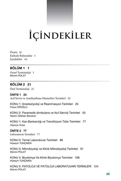 Dünya Tıp Kitabevi Tıbbi Terminoloji