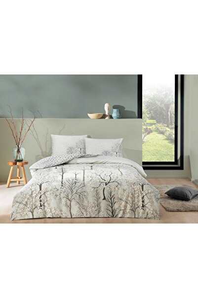 Taç - Sakura Çift Kişilik Ranforce Nevresim Takımı