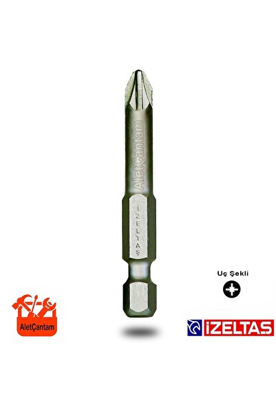 İzeltaş Bits Uç Yıldız Matkap Ucu Vidalama Pz2 X 100 Mm (uzun Boy 10 Cm)