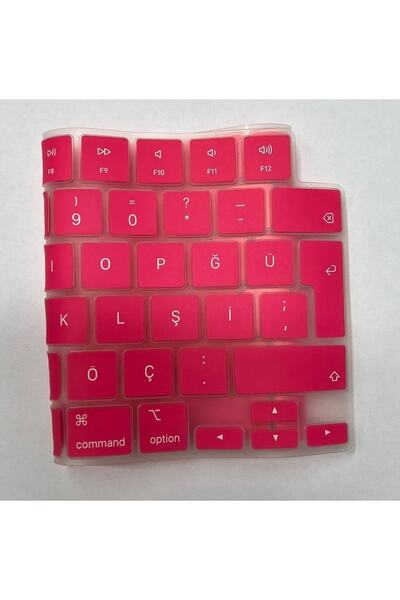 ARABULALACA Macbook Air 13.6 Inç A2681 Uyumlu M2 - A3113 M3 Işlemcili Türkçe Q Silikon Klavye Koruyucu