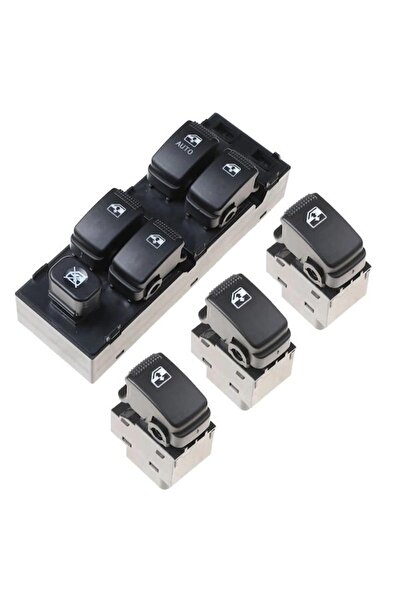 GPR AUTO PARTS Hyundai Getz Cam Açma Düğmesi Anahtarı Takımı 2003-2011 Uyumlu