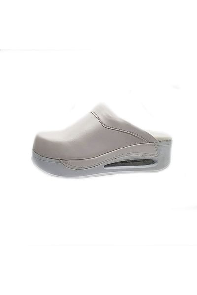 DR SABO Papuci de damă din piele ortopedică Airmax alb