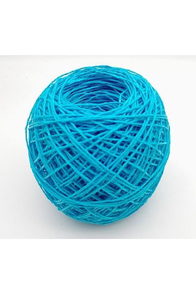 angel çanta aksesuar Turquoise Color 100 Gr Wrapped Paper Rope