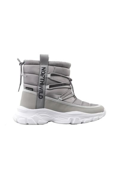 NORTH OF WILD 22kz Delta Gümüş Siyah Kadın Kar Botu 22kz-delta-gumus-sıyah Gri