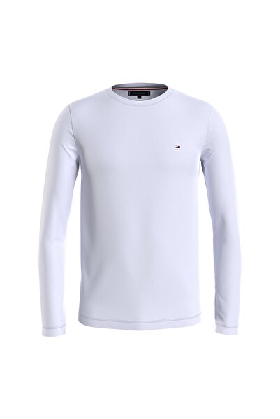 Tommy Hilfiger Bisiklet Yaka Beyaz Erkek T-shirt Mw0mw10804ybr