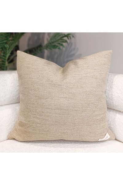 Alacastore Husă de pernă decorativă cu textura din paie tricotată