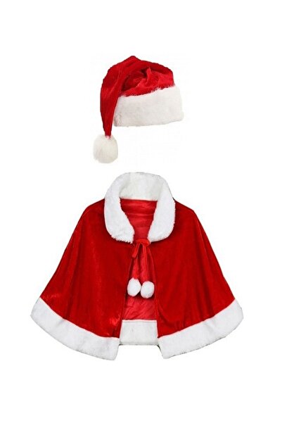 KOSTÜMCE Christmas Cloak Hat Set Baby