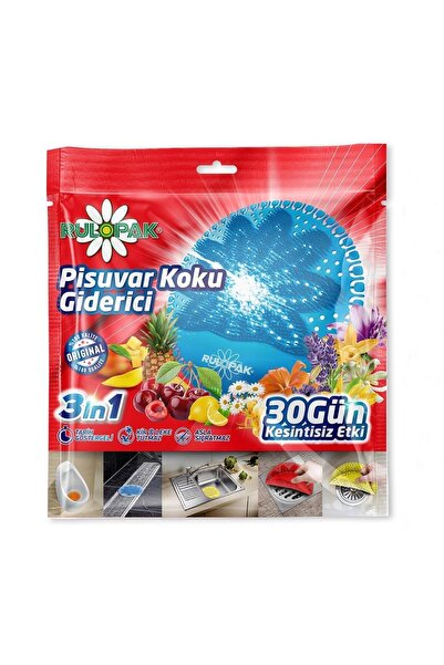 Rulopak Banyo Küveti, Lavabo, Pisuvar, Çöp Kutusu, Balkon Gideri Mini Koku Giderici Cherry