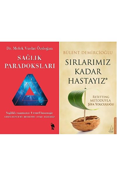 Nemesis Yayınları Sağlık Paradoksları + Sırlarımız Kadar Hastayız / 2 Kitap Set