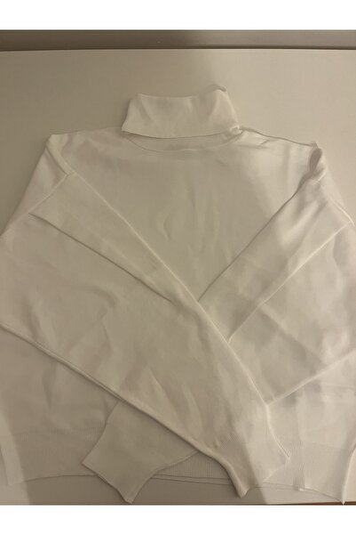 Dilvin Balıkçı Yaka Kol Arkası Pileli Kazak