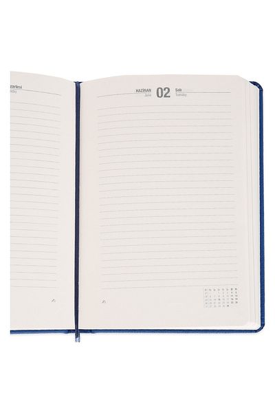 KESKİN COLOR 2024 14x20 см термо кожен дневник, тъмносин