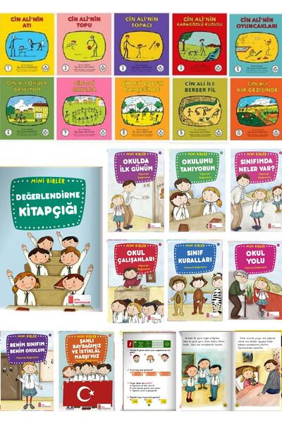 Cay Cin Ali Yayınları Cin Ali Hikaye Seti 10 Kitap +renkli Hikayeler 10'lu Hi...