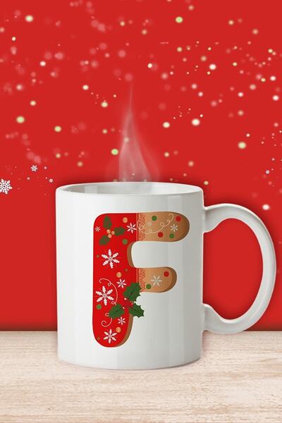 Happy Birthday Letter F Mug