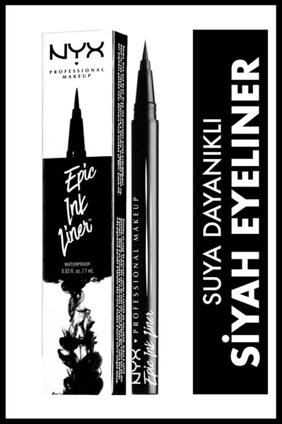 NYX Professional Makeup Siyah Eyeliner - Epic Ink Liner Black