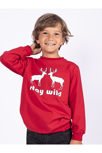 Ozmoz By Mukadder Özden New Year Special Red Long Sleeve Unisex T-shirt