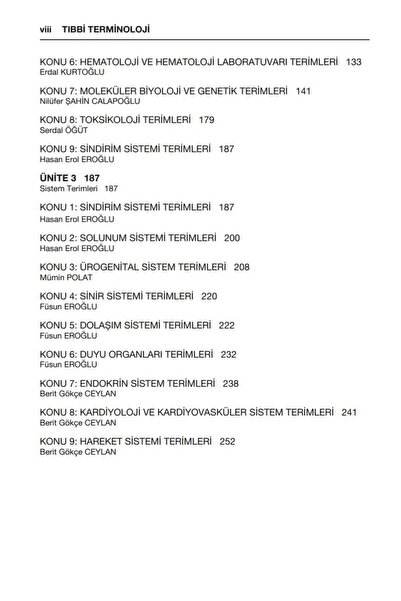 Dünya Tıp Kitabevi Tıbbi Terminoloji