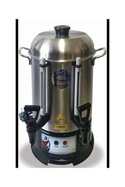 SAİM METAL 80 Bardak Çay Makinesi & Çay Otomatı & Semaver