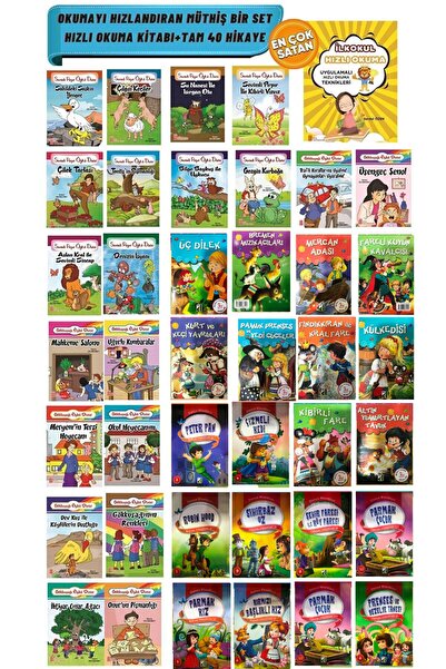GÖNÜL YAYINCILIK Okumayı Hızlandıran Mükemmel Bir Set(hızlı Okuma +40 Kitapta...