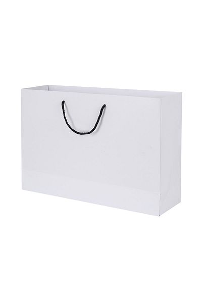 Milim Matbaa Бяла картонена торбичка 20 броя 45x32x12 см