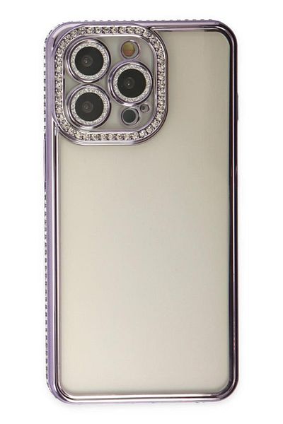 UnDePlus حافظة حماية متوافقة مع هاتف Iphone 14 Pro مع غطاء شفاف بتصميم عدسة حجرية