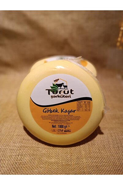 Organikars Göbek Kaşarı 1 Kg - Tam Yağlı Göbek Kaşar - Şirden Mayalı Göbek Ka...
