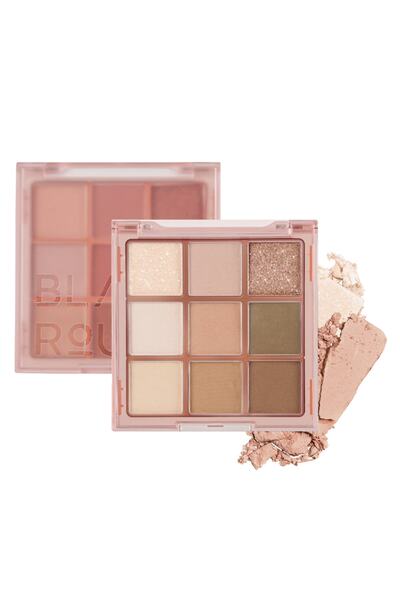 Black Rouge Mat, Işıltılı Ve Glitter Içeren Yoğun Pigmentli Far Paleti Colord...