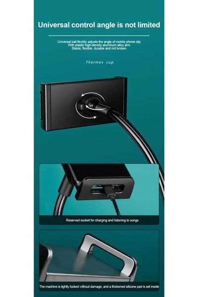 Asfal Λειτουργική βάση επιτραπέζιου ρυθμιζόμενου τηλεφώνου και tablet, βάση τηλεφώνου στο κεφαλάρι του κρεβατιού