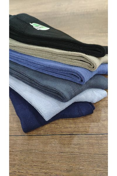 Leement socks Детски 12 чифта бамбукови чорапи, ученически чорапи, безшевни, с високо качество и средна дебелина
