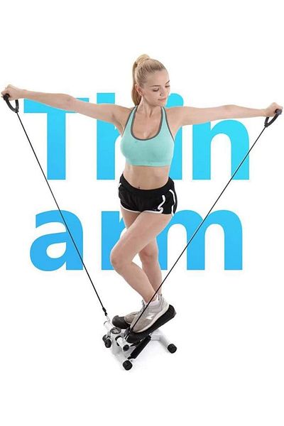 Havana String Fitness Stepper Exerciser Total Body Twister Crosstep Step Black