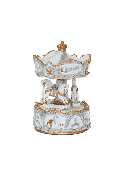 Karaca Home New Year Yeni Yıl Carousel Müzikli Hareketli Obje