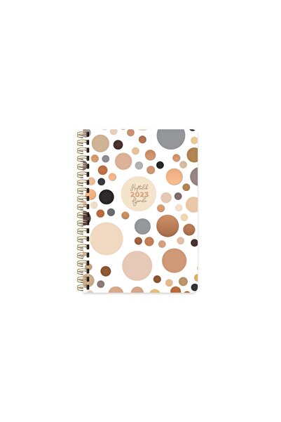KESKİN COLOR 2023 Spiralli Haftalık Ajanda, Sert Kapak, 84 Yaprak, A5 (15x21 Cm)