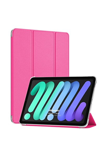 Microsonic Ipad Mini 6 2021 (a2567-a2568-a2569) Smart Case Ve Arka Kılıf Pembe