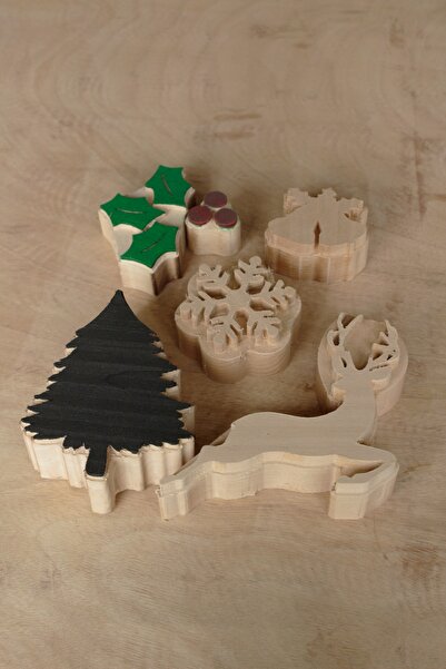 Arkaik Craft Set de imprimare din lemn Forest Concept