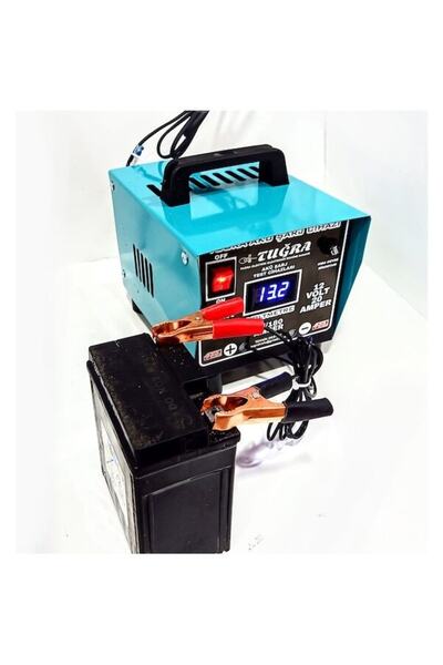 Tuğra Tgr20 12 Volt 20 Amper Akü Şarj Cihazı Dijital