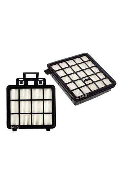 MFS Arçelik 9178011296 - Compatible Hepa Filter Set, Front and Rear Filter
