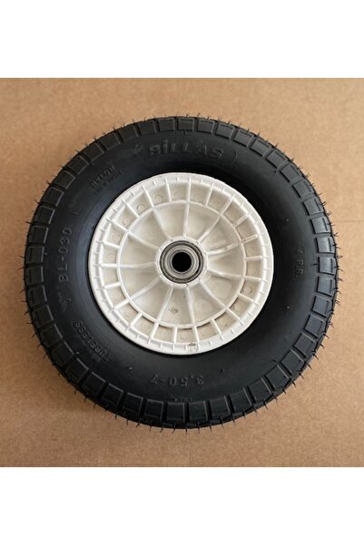 Billas Dubleks Yük Taşıma Tekeri 240kg Havalı Teker El Arabası Tekeri 350*7