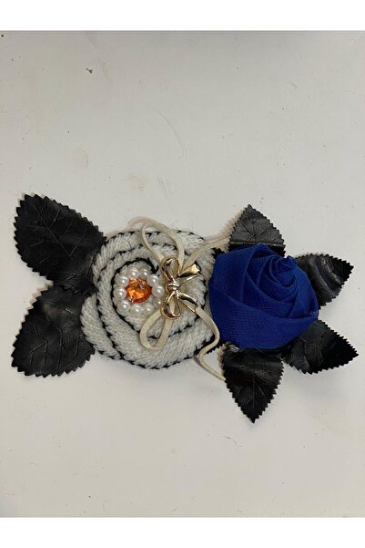 Gönülden Tasarım 18x12 Cm Piele de piatră și perle Frunze Aplicație Florală A...